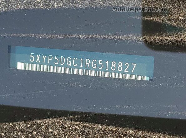 5XYP5DGC1RG518827 2024 KIA TELLURIDE Blue VIN sticker view