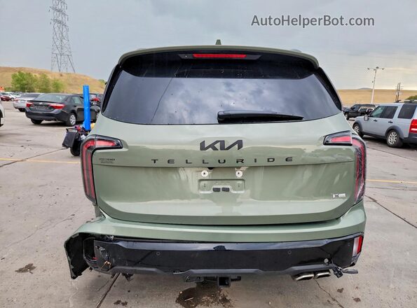 5XYP5DGC1SG692497 2025 KIA TELLURIDE Green Vista trasera