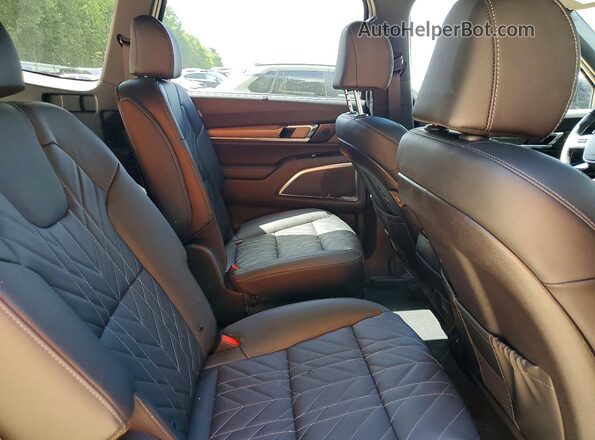 5XYP5DGC1SG708942 2025 KIA TELLURIDE Charcoal Вид задньої частини салону