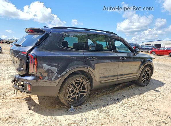 5XYP5DGC1SG708942 2025 KIA TELLURIDE Charcoal Задня права чверть