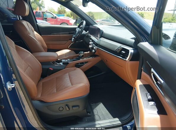 5XYP5DGC2PG375934 2023 KIA TELLURIDE Синий Вид салона спереди