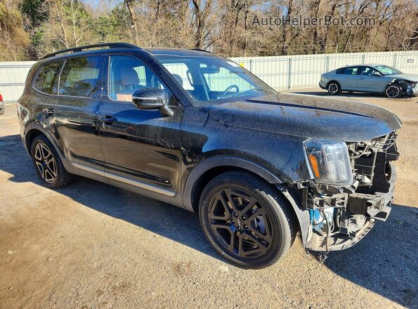 5XYP5DGC2PG381913 2023 KIA TELLURIDE Black Rear seats view
