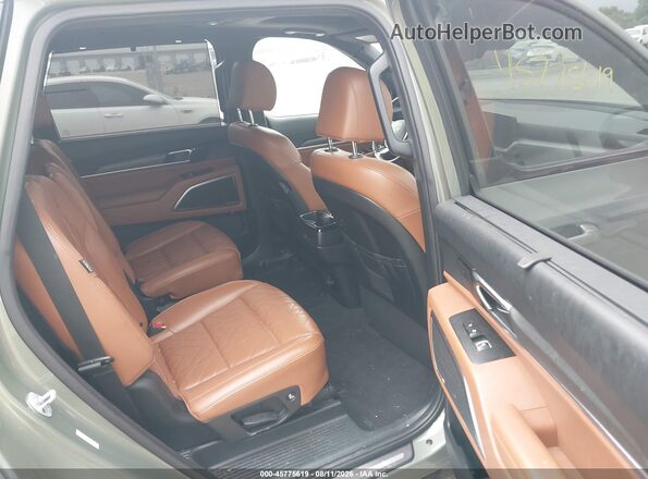 5XYP5DGC4PG385803 2023 KIA TELLURIDE Green VIN კოდის სტიკერის ხედი