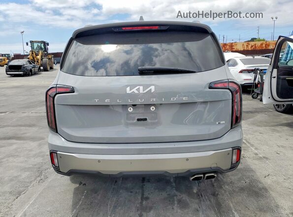 5XYP5DGC4PG391049 2023 KIA TELLURIDE Gray Вид ззаду