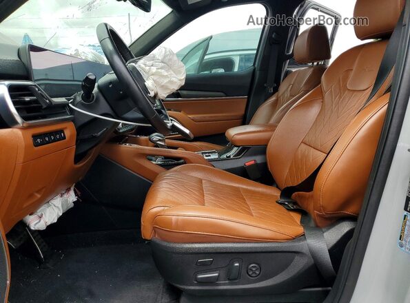 5XYP5DGC4PG391049 2023 KIA TELLURIDE Gray Вид салону спереду