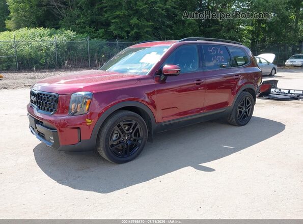 5XYP5DGC4RG453097 2024 KIA TELLURIDE Maroon Передня ліва чверть