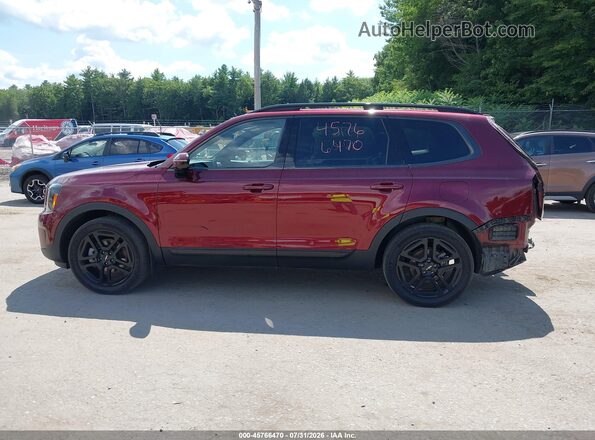 5XYP5DGC4RG453097 2024 KIA TELLURIDE Maroon Панорамний вид салону 360°