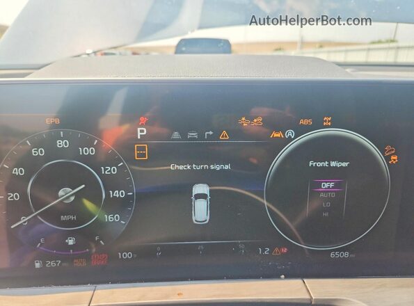 5XYP5DGC4SG696396 2025 KIA TELLURIDE Черный Вид щитка приборов