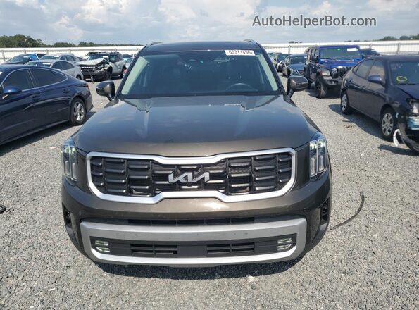 5XYP5DGC7PG326454 2023 KIA TELLURIDE Зеленый Вид спереди