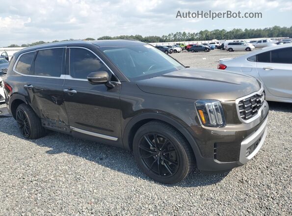 5XYP5DGC7PG326454 2023 KIA TELLURIDE Зеленый Передняя правая четверть