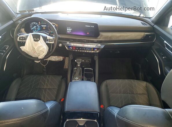 5XYP5DGC7RG537902 2024 KIA TELLURIDE Blue Widok deski rozdzielczej