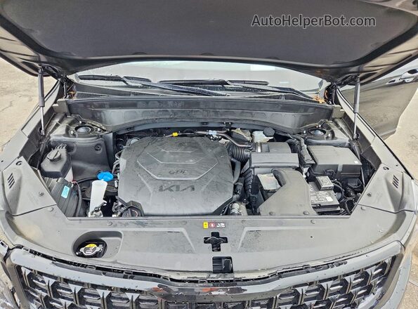5XYP5DGC7SG698434 2025 KIA TELLURIDE Black ძრავის განყოფილების ხედი
