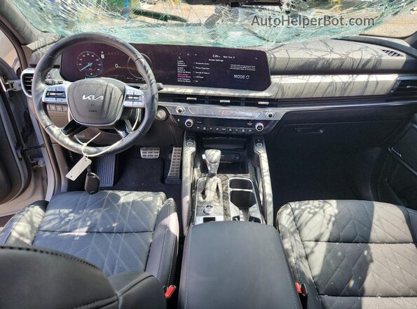 5XYP5DGC9RG419432 2024 KIA TELLURIDE Gray Առջևի վահանակի տեսք