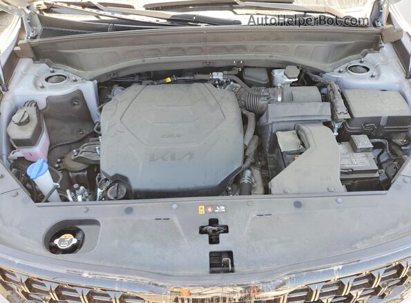 5XYP5DGCXRG446574 2024 KIA TELLURIDE Gray Widok komory silnika