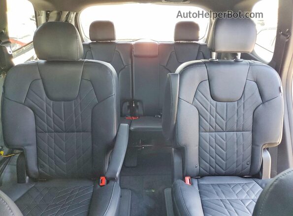 5XYP5DGCXRG446574 2024 KIA TELLURIDE Gray Widok tylnych siedzeń