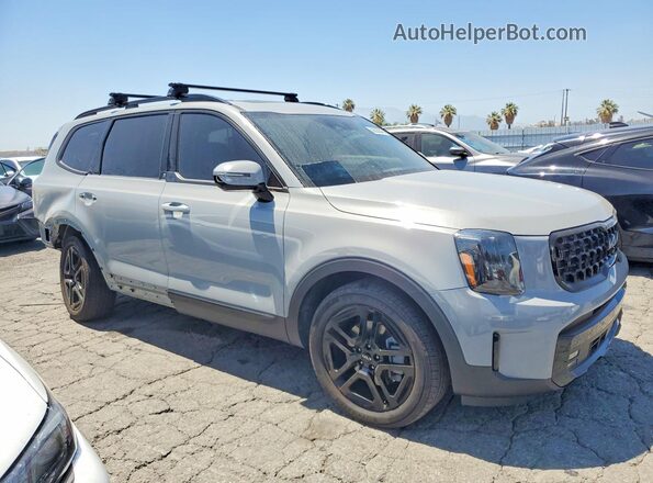 5XYP5DGCXRG446574 2024 KIA TELLURIDE Gray Przód prawy