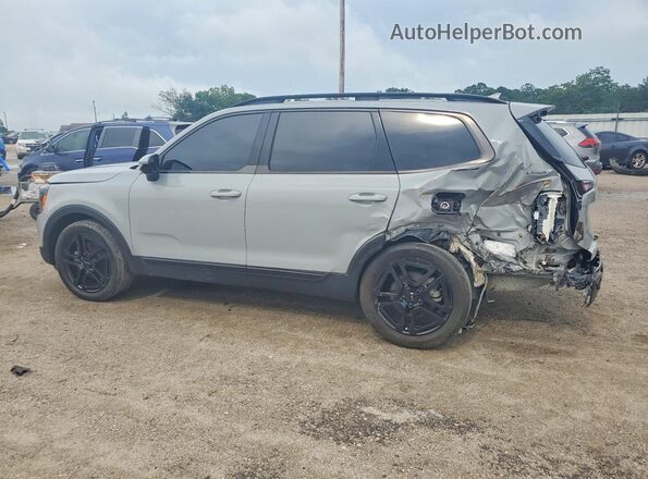 5XYP5DGCXRG463794 2024 KIA TELLURIDE Gray Trasero izquierdo
