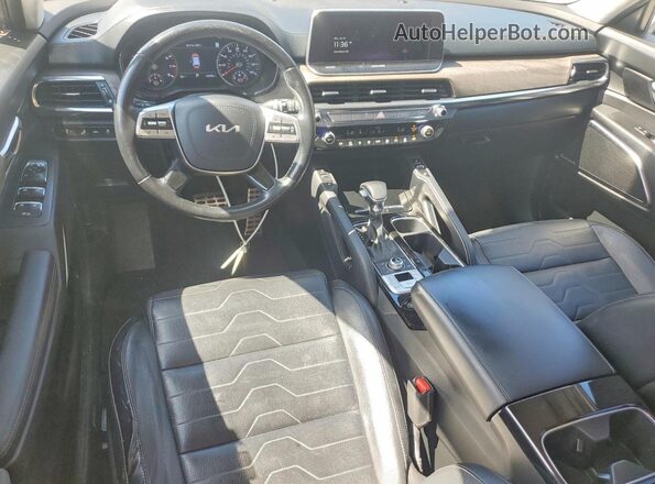5XYP5DHC1NG272192 2022 KIA TELLURIDE Gray Dashboard view