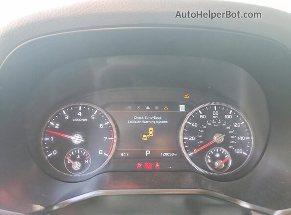 5XYP5DHC1NG272192 2022 KIA TELLURIDE Gray Instrument cluster view