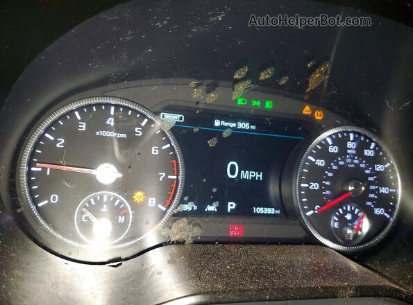 5XYP5DHC2LG010162 2020 KIA TELLURIDE Black Widok zestawu wskaźników