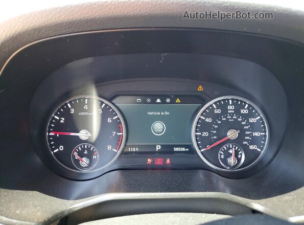 5XYP5DHC2MG146776 2021 KIA TELLURIDE Gray Вид щитка приладів