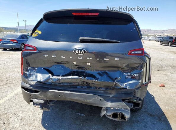 5XYP5DHC2MG146776 2021 KIA TELLURIDE Gray Вид ззаду
