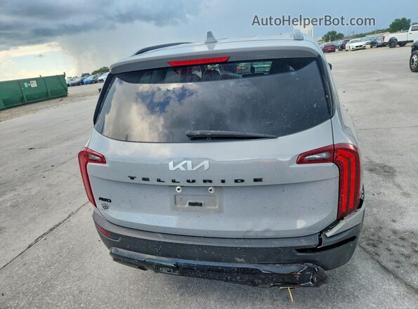 5XYP5DHC2NG196577 2022 KIA TELLURIDE Gray Widok z tyłu