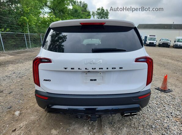 5XYP5DHC2NG225463 2022 KIA TELLURIDE Белый Вид сзади