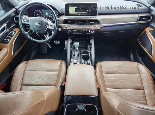 5XYP5DHC3LG090667 2020 KIA TELLURIDE Black Vista del salpicadero