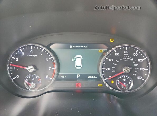 5XYP5DHC3LG090667 2020 KIA TELLURIDE Black Vista del cuadro de instrumentos