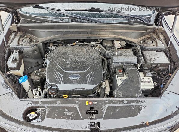 5XYP5DHC3LG090667 2020 KIA TELLURIDE Black Vista del compartimento del motor