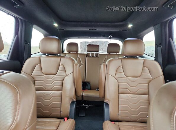 5XYP5DHC3LG090667 2020 KIA TELLURIDE Black Vista de los asientos traseros