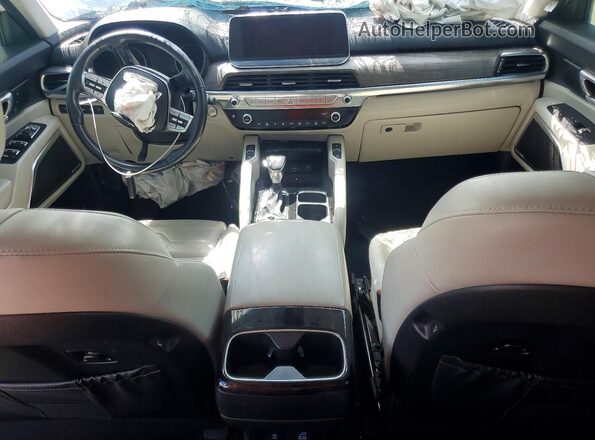 5XYP5DHC3MG128352 2021 KIA TELLURIDE White Widok deski rozdzielczej