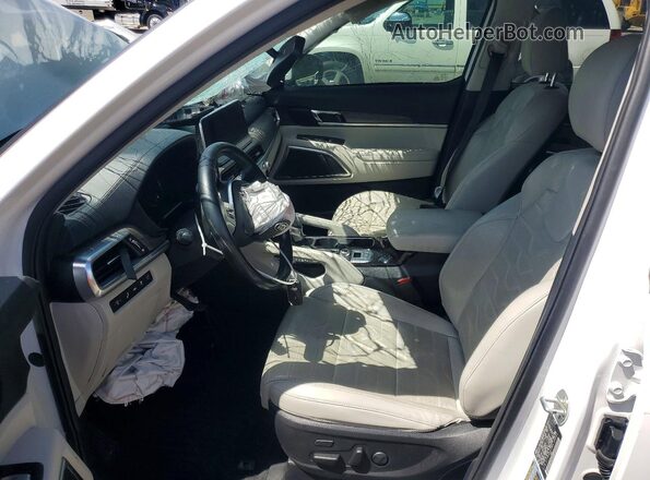 5XYP5DHC3MG128352 2021 KIA TELLURIDE White Widok wnętrza z przodu