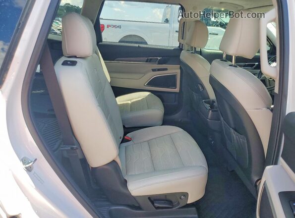 5XYP5DHC3MG128352 2021 KIA TELLURIDE White Widok wnętrza z tyłu