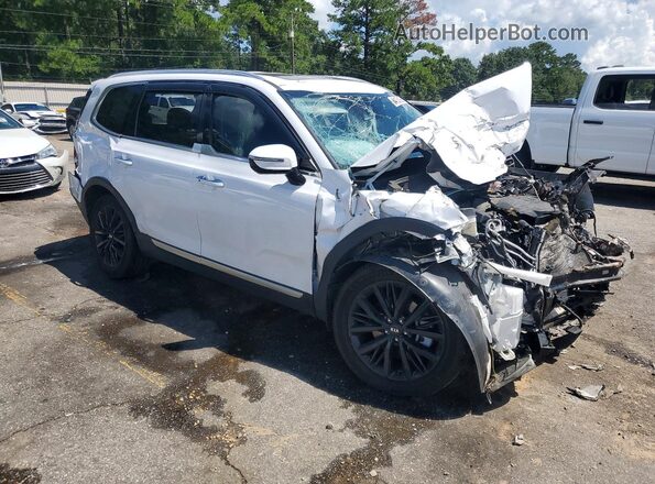 5XYP5DHC3MG128352 2021 KIA TELLURIDE White Przód prawy