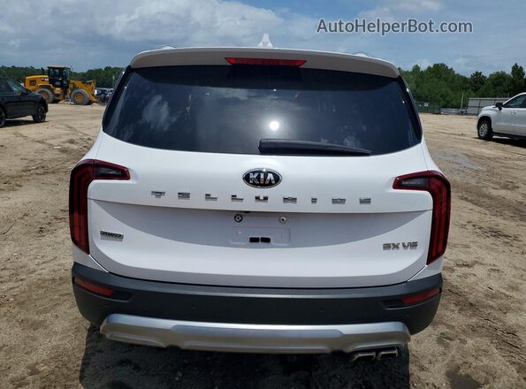 5XYP5DHC5MG165533 2021 KIA TELLURIDE Белый Вид сзади