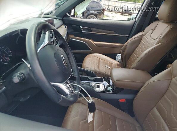 5XYP5DHC5MG165533 2021 KIA TELLURIDE Белый Вид салона спереди