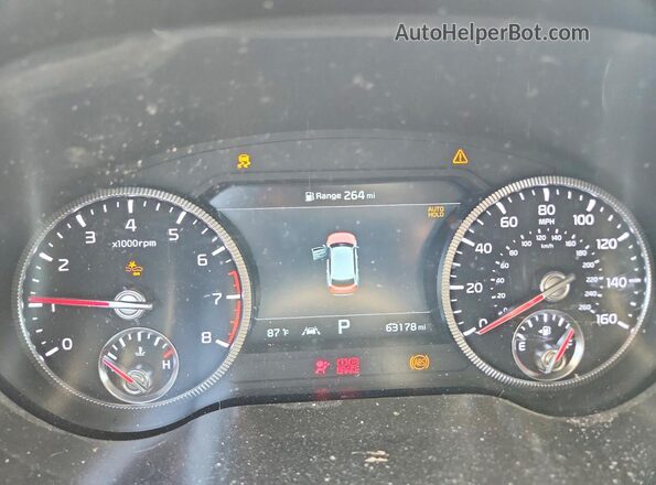 5XYP5DHC5NG297256 2022 KIA TELLURIDE Black Instrument cluster view