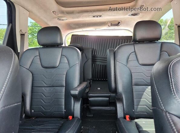 5XYP5DHC5NG312595 2022 KIA TELLURIDE Black უკანა სავარძლების ხედი