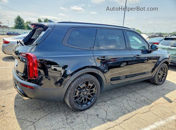 5XYP5DHC5NG312595 2022 KIA TELLURIDE Black უკანა მარჯვენა