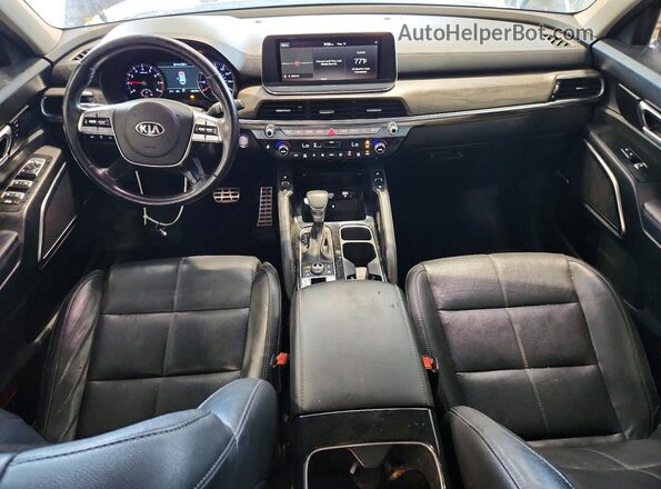 5XYP5DHC6LG092901 2020 KIA TELLURIDE Зеленый Вид панели приборов