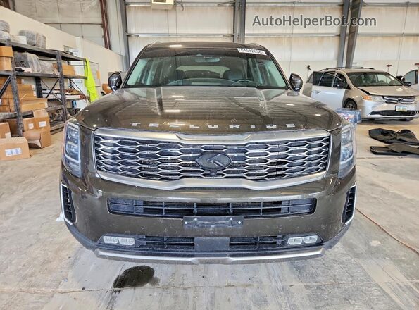 5XYP5DHC6LG092901 2020 KIA TELLURIDE Зеленый Вид спереди