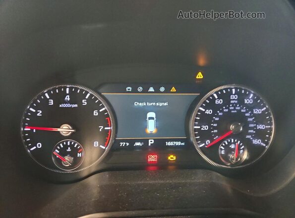 5XYP5DHC6LG092901 2020 KIA TELLURIDE Зеленый Вид щитка приборов