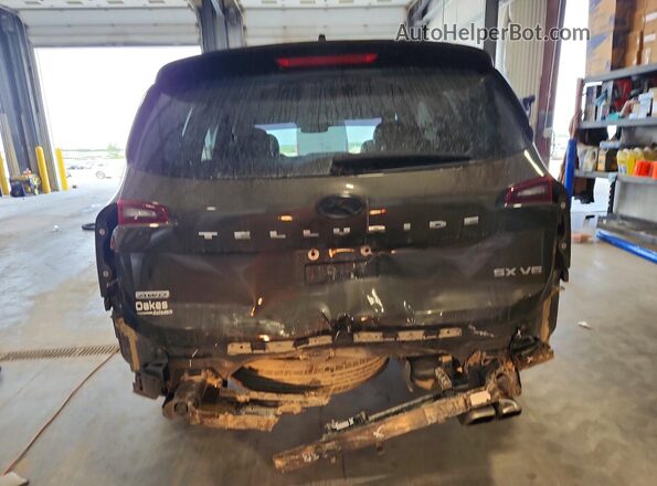 5XYP5DHC6LG092901 2020 KIA TELLURIDE Зеленый Вид сзади