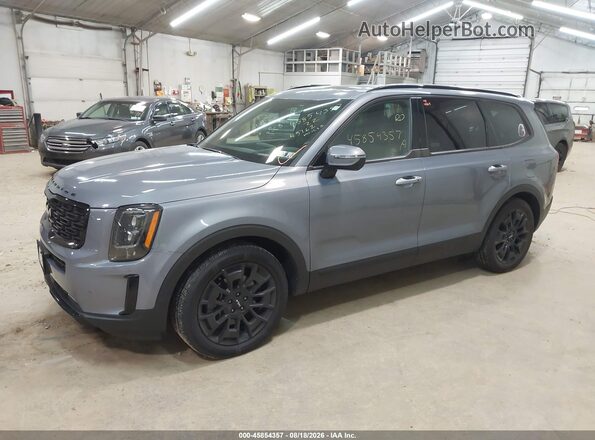5XYP5DHC6NG299565 2022 KIA TELLURIDE Серый Передняя левая четверть