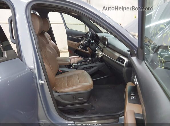 5XYP5DHC6NG299565 2022 KIA TELLURIDE Серый Вид салона спереди