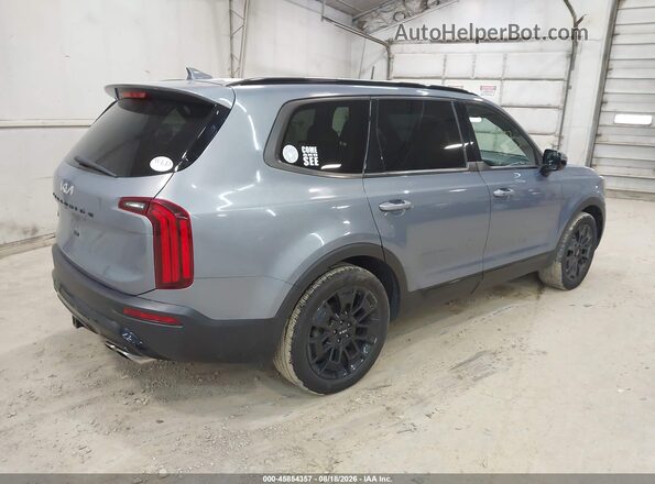 5XYP5DHC6NG299565 2022 KIA TELLURIDE Серый Задняя правая четверть