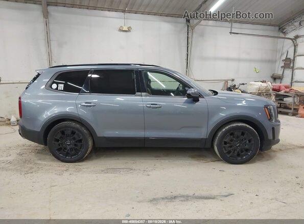 5XYP5DHC6NG299565 2022 KIA TELLURIDE Серый Вид задней части салона