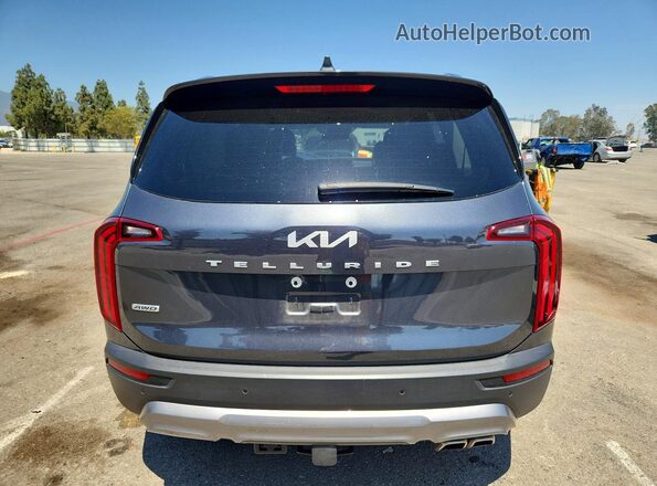 5XYP5DHC6NG307308 2022 KIA TELLURIDE Gray Հետևի տեսք